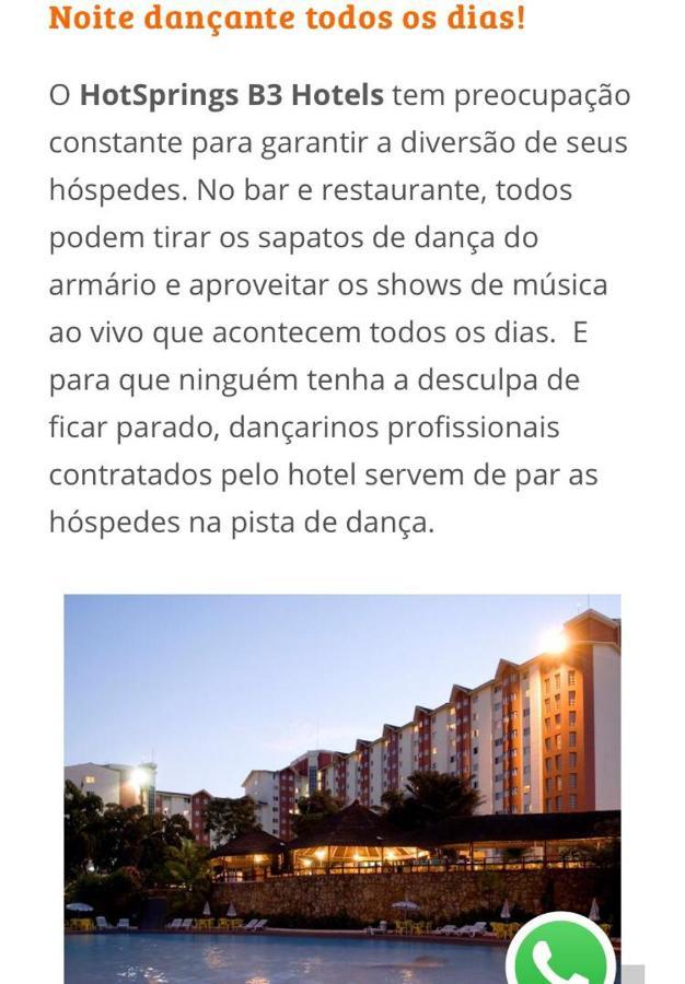 Hot Springs Hotel Caldas Novas-Flat Vip Bagian luar foto